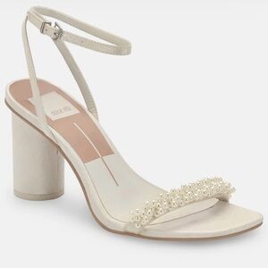 Dolce Vita Nory Vanilla Pearls Heels size 9